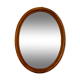 Miroir ovale en bambou 56x45cm