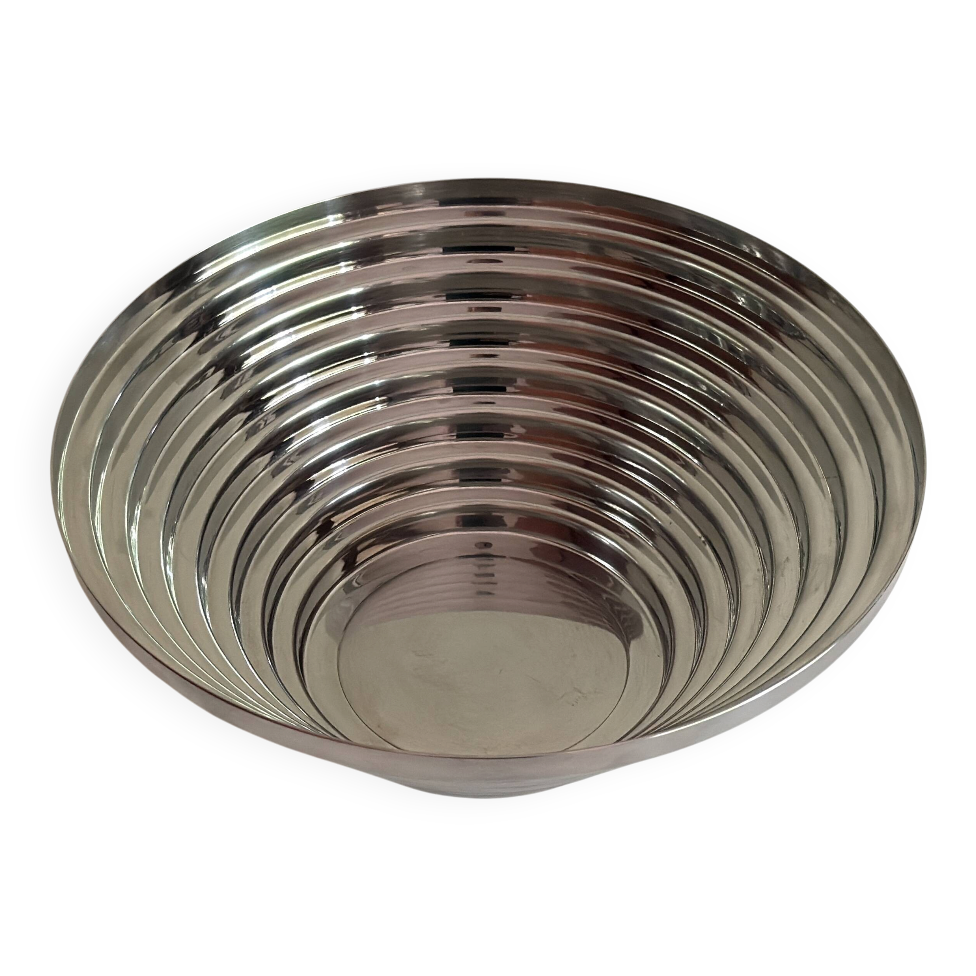 Corbeille maya - marque alessi - premiere edition annee 70