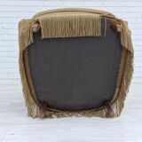 1970s, Danish design, velour chair, original condition, beech wood