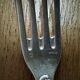 5 silver-plated metal forks with Ercuis hallmark