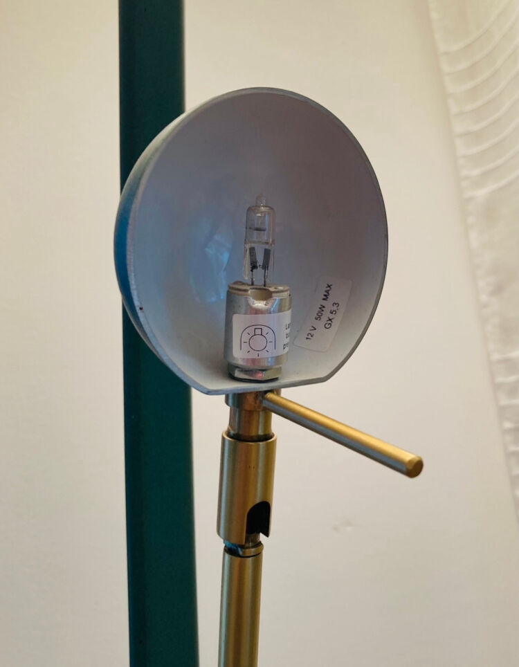 Floor lamp goupil creation made in france making halogen and e-reader (available)