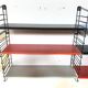 Vintage D. Dekker for Tomado Holland - Wall shelf with metal shelves