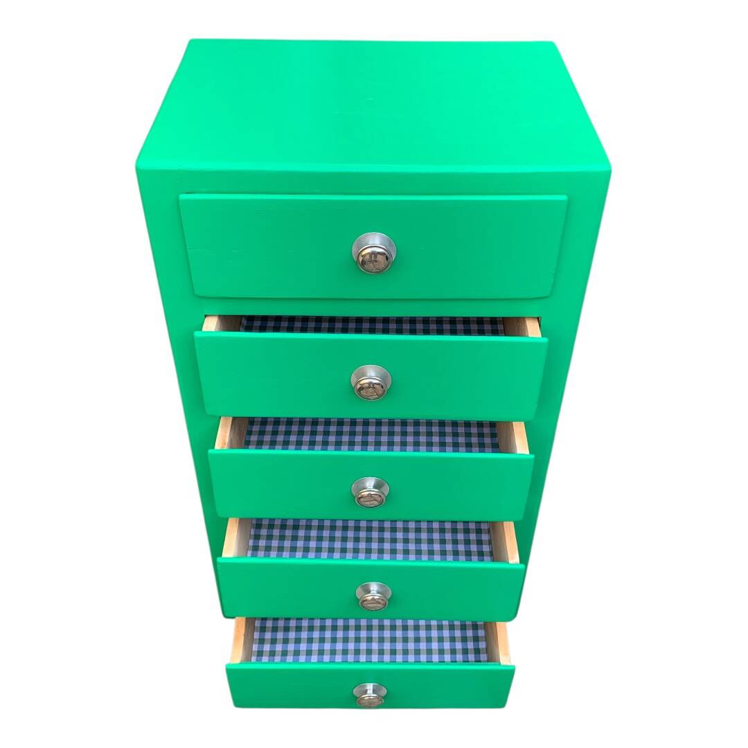 Chiffonnier art déco vert