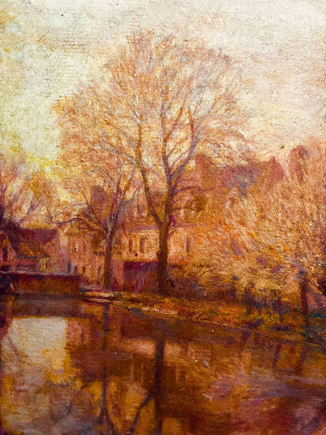 Indian summer in Dijon, Louis Auguste Girardot 19th century