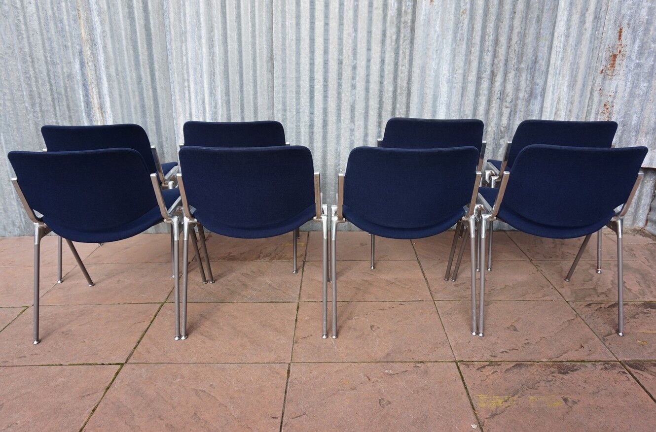 Chaise Castelli bleues de 1967