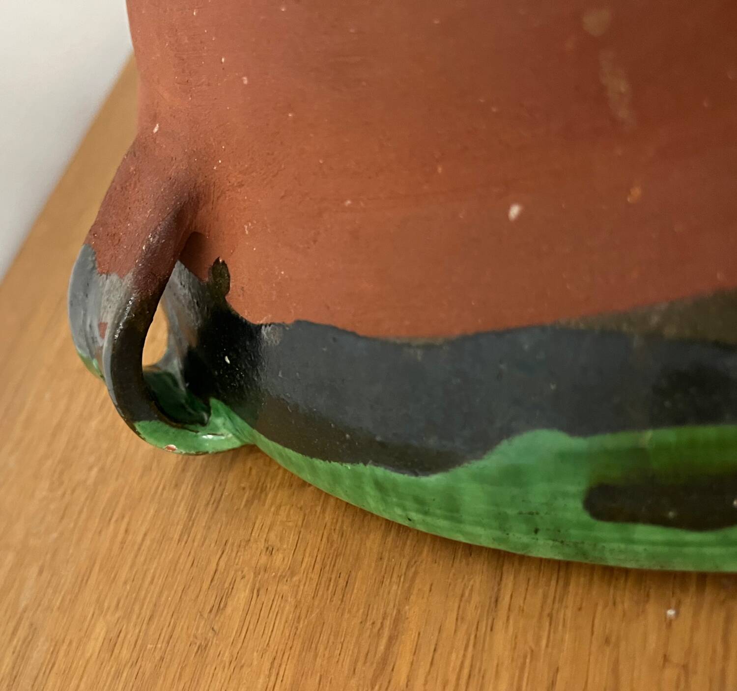 Large glazed "Tian" dish, diameter 32cm