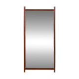 Italian mid century XL teak mirror, 1970s