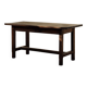 Handcrafted solid oak farmhouse table – France, 1950s