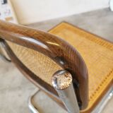 Vintage Cesca Cane Chair: 1970s Italian Mid-Century Modern Dining Office Ch