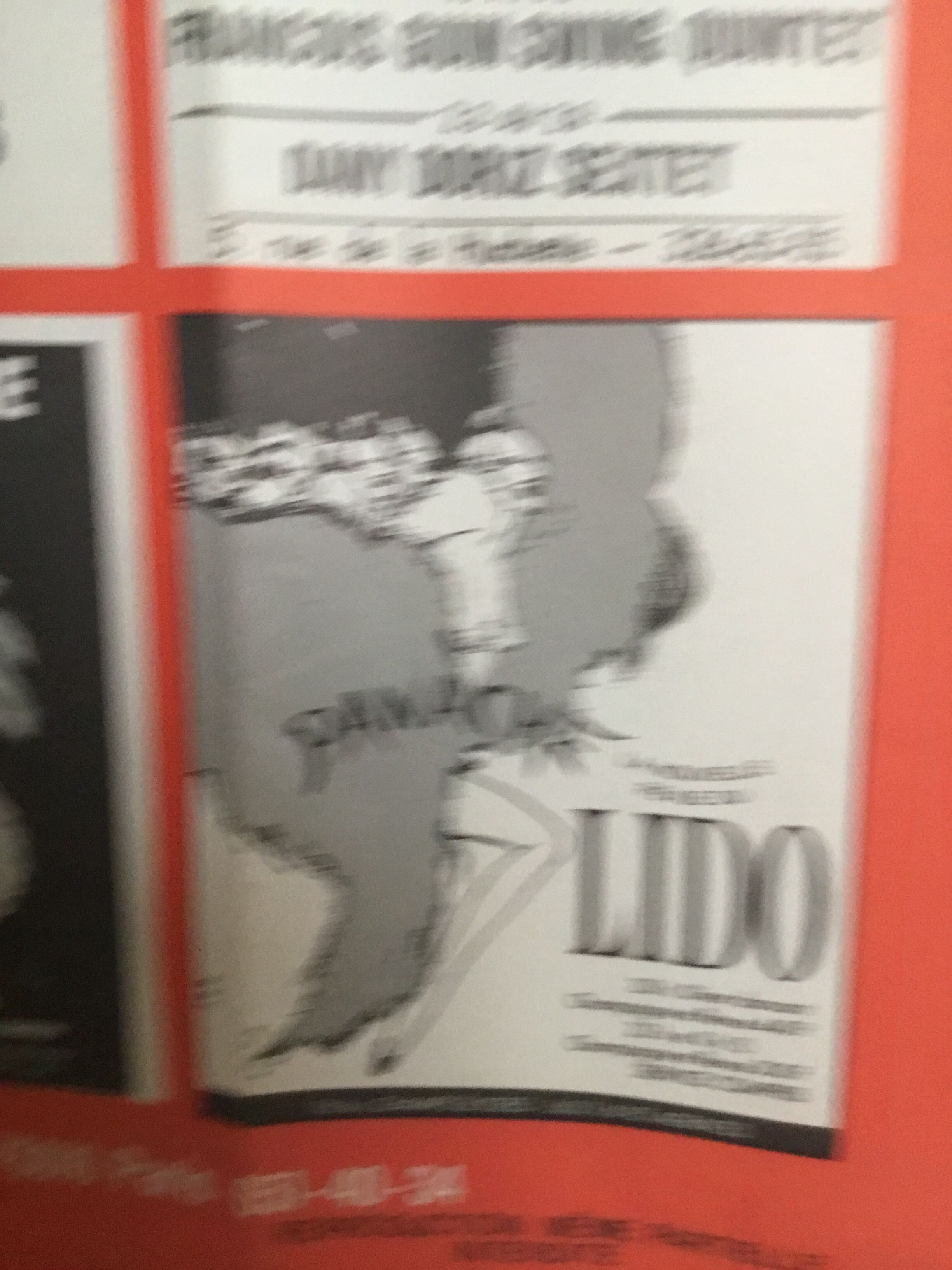 Poster of Parisian shows