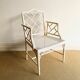 Armrest chair faux bamboo