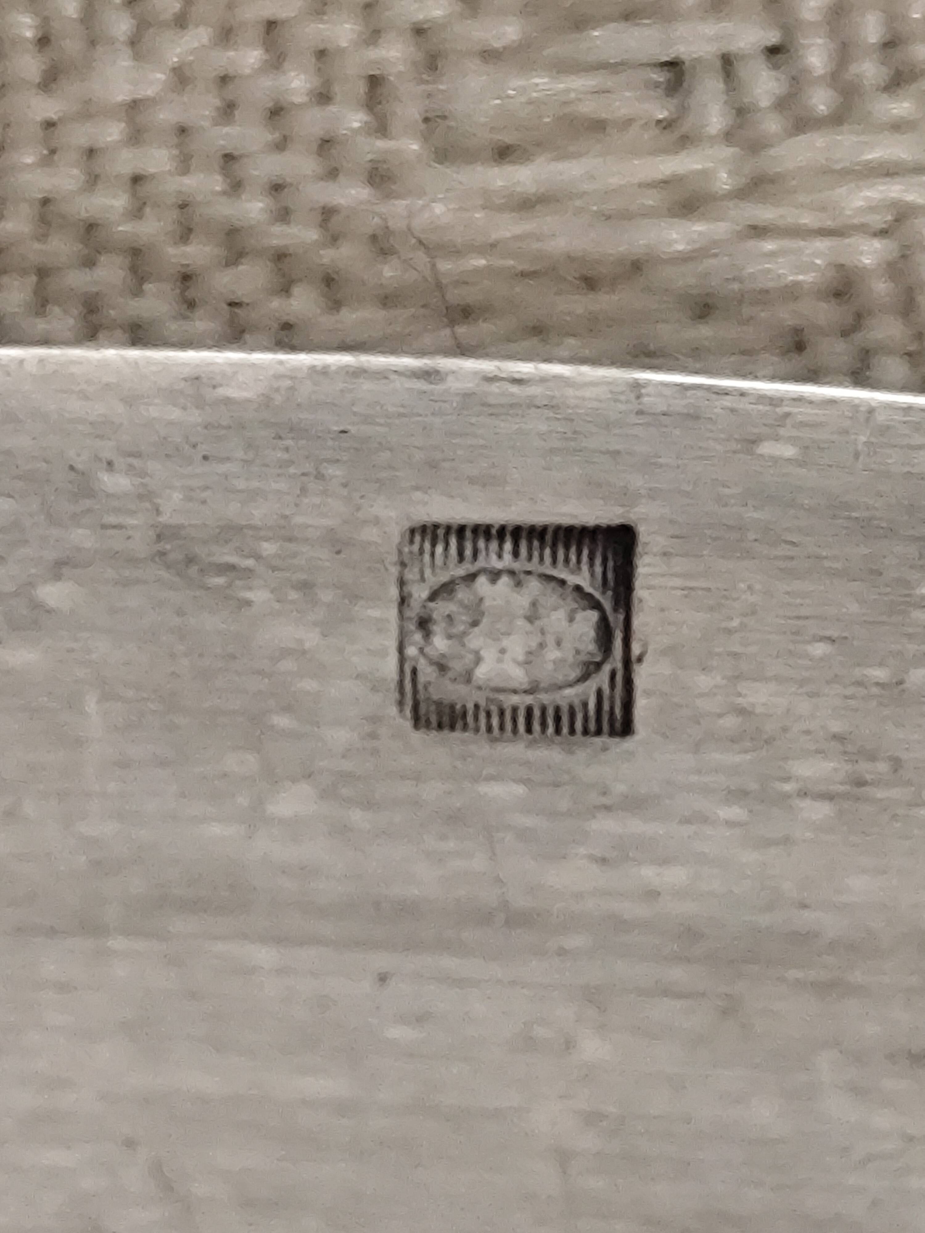 small plate / vintage silver-plated bowl
