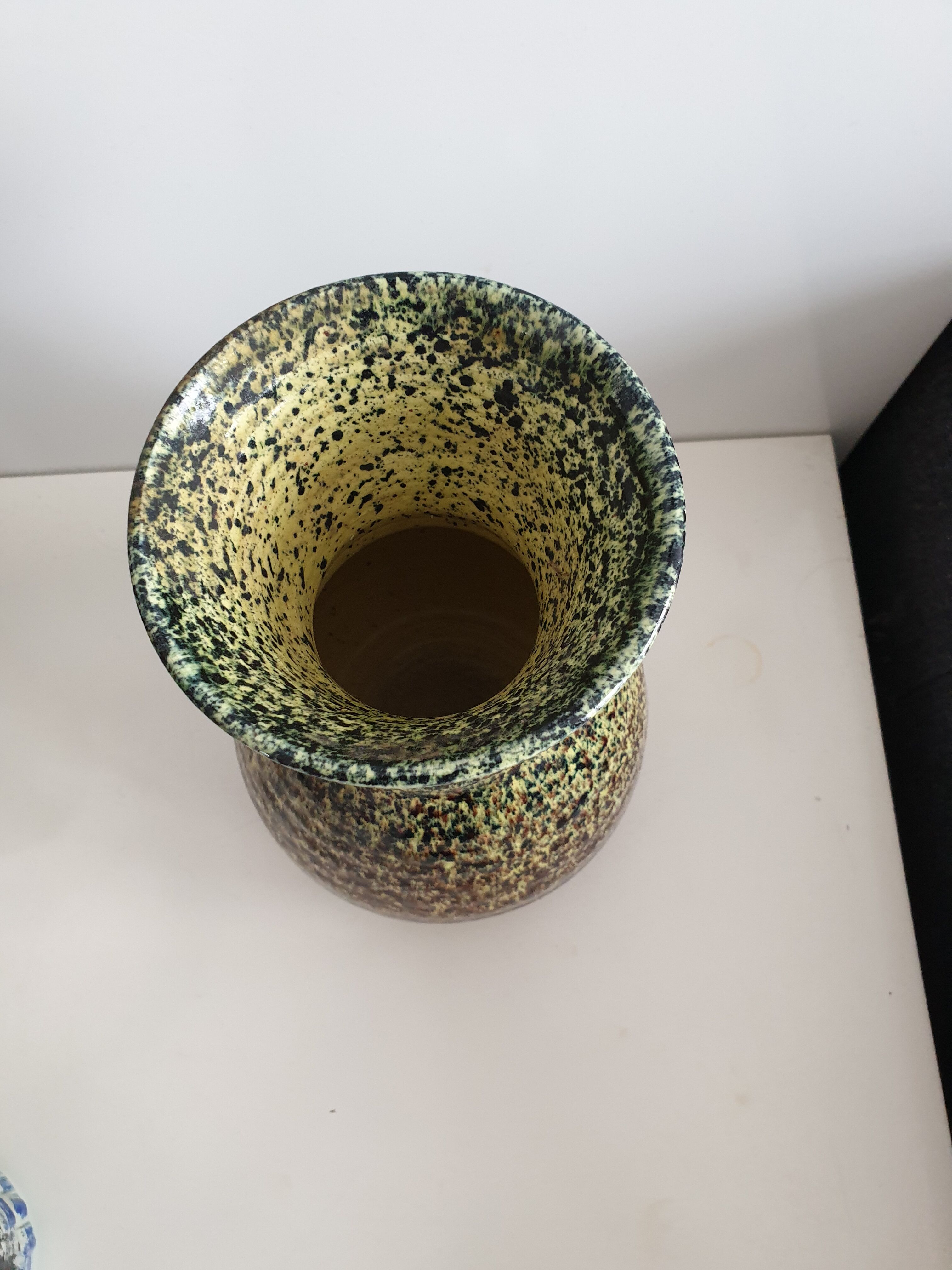 Ceramic vase signed Accolay