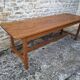 Table de ferme en chêne  220 cm