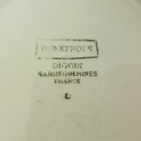 5 dessert plates of Digoin Sarreguemines dunkirk model 210688