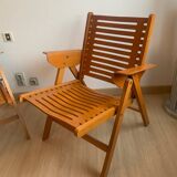 Pair of Rex Niko Kralj Folding Armchairs