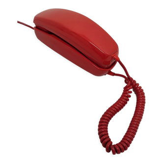 Red "Gondola" phone. Spain, 1980s.