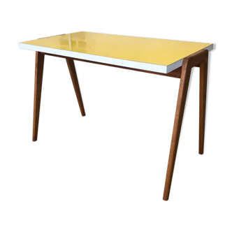 Table formica feet compass 60s