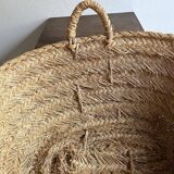 Moroccan basket vegetable fibers