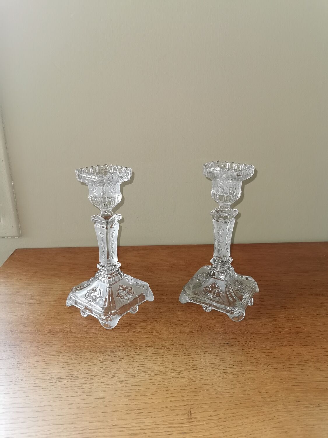 Pair of Portieux candle holders