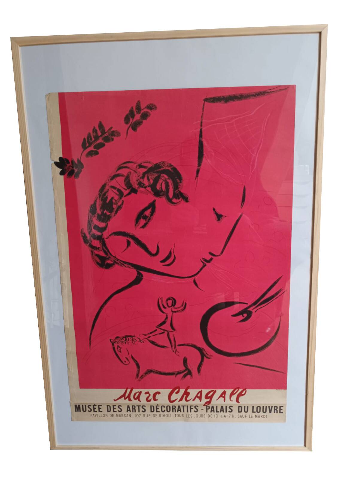 Marc Chagall - The Painter in Pink 1959