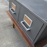 Metal locker coffee table