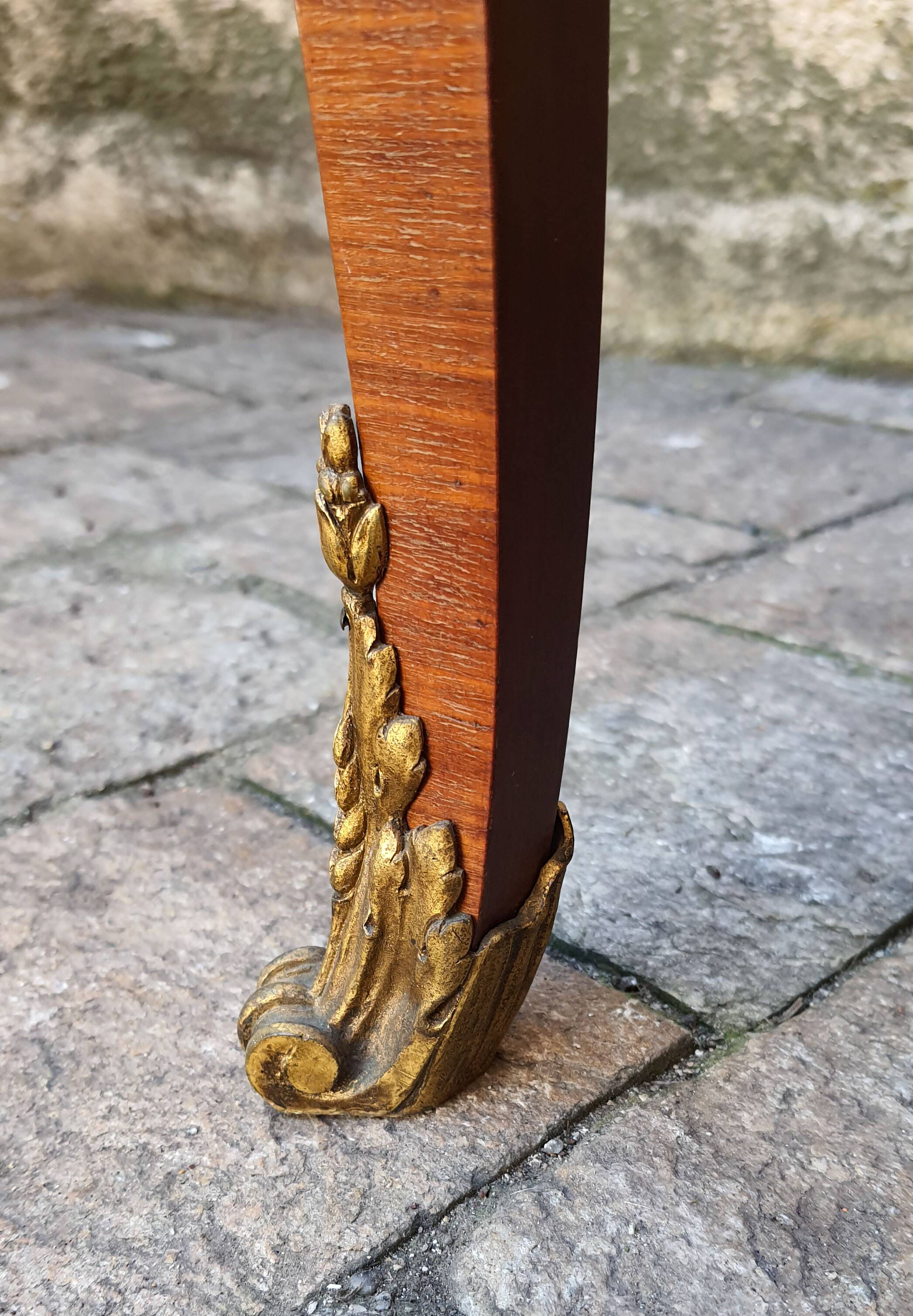 Louis XV Marquetry Bar Cabinet