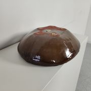 large vintage ceramic fruit basket Germany 1960s