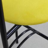 4x Postmodern Barstool in Memphis Style, 1980s