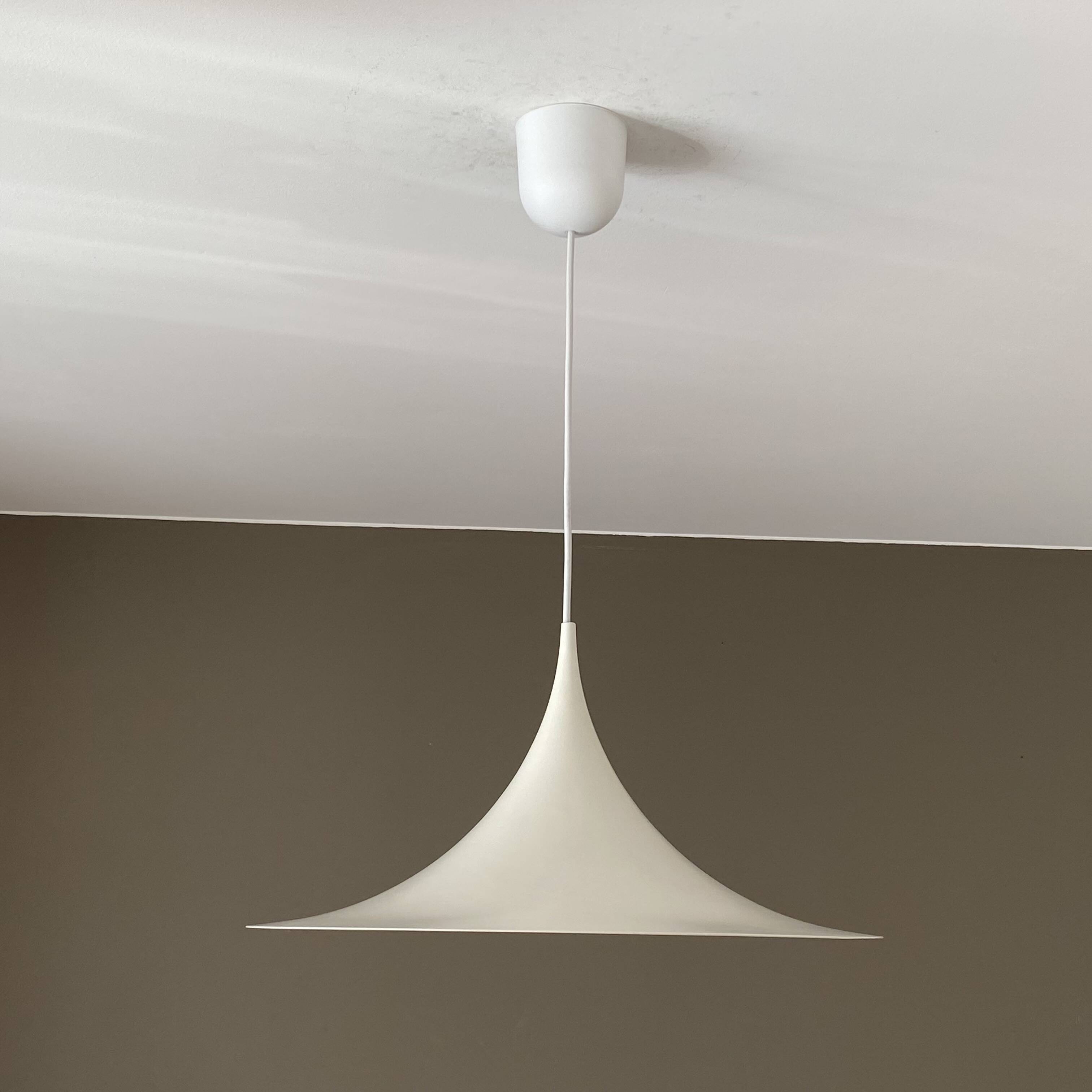 Semi pendant light by Claus Bonderup & Torsten Thorup. 1970.