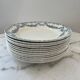 Set of 9 Longwy Earthenware Dinner Plates - Marie-Thérèse Model
