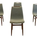 Set of 4 dining chairs 'Burgerwei' - new upholstery