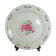 Big dish Boch Brothers fausta ancient rose flowers green stencil