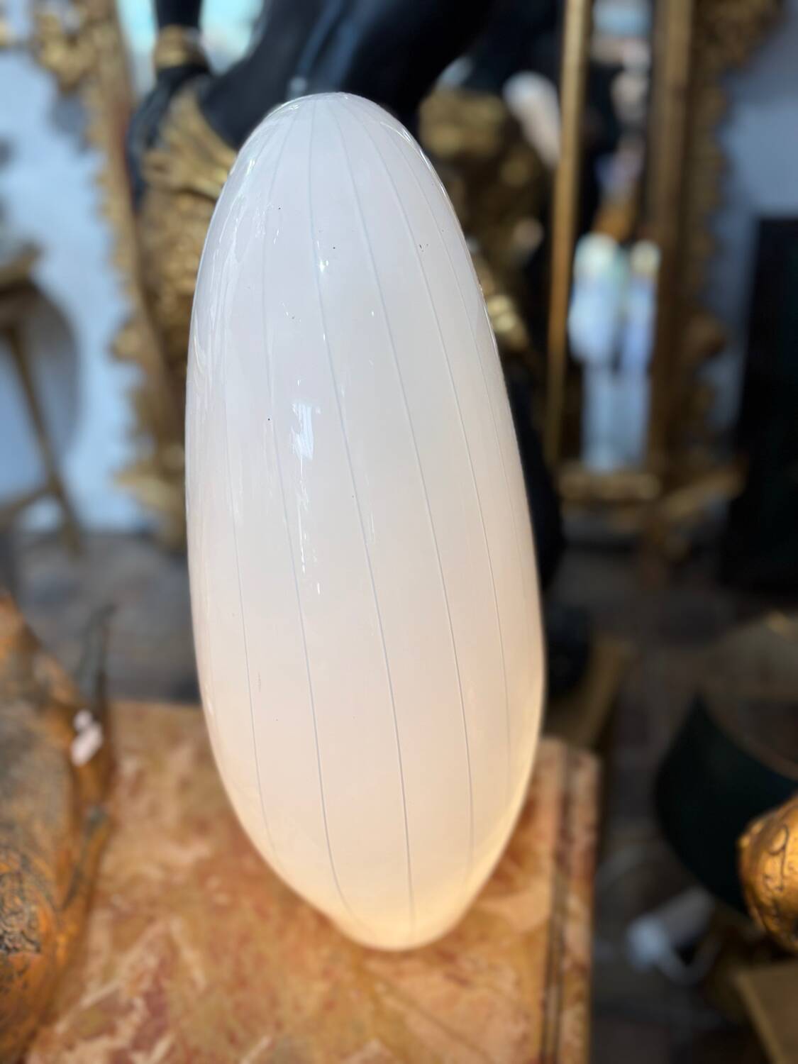 Superbe lampe à poser en verre de Murano.  Design Lino Tagliapietra po