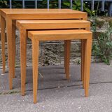 Scandinavian coffee table - set of 3 Danish nesting tables by Severin Hansen