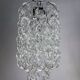 Giogali chandelier by Angelo Mangiarotti for Vistosi, Murano glass, Italy 1960s