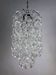 Giogali chandelier by Angelo Mangiarotti for Vistosi, Murano glass, Italy 1960s