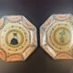 Pair of quimper mesnil val normandie plates 23 x 23 cm