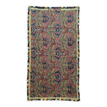 Swedish Folk Art Pomegranate Embroidery Tapestry by Edna Nihlén, Sweden 1956