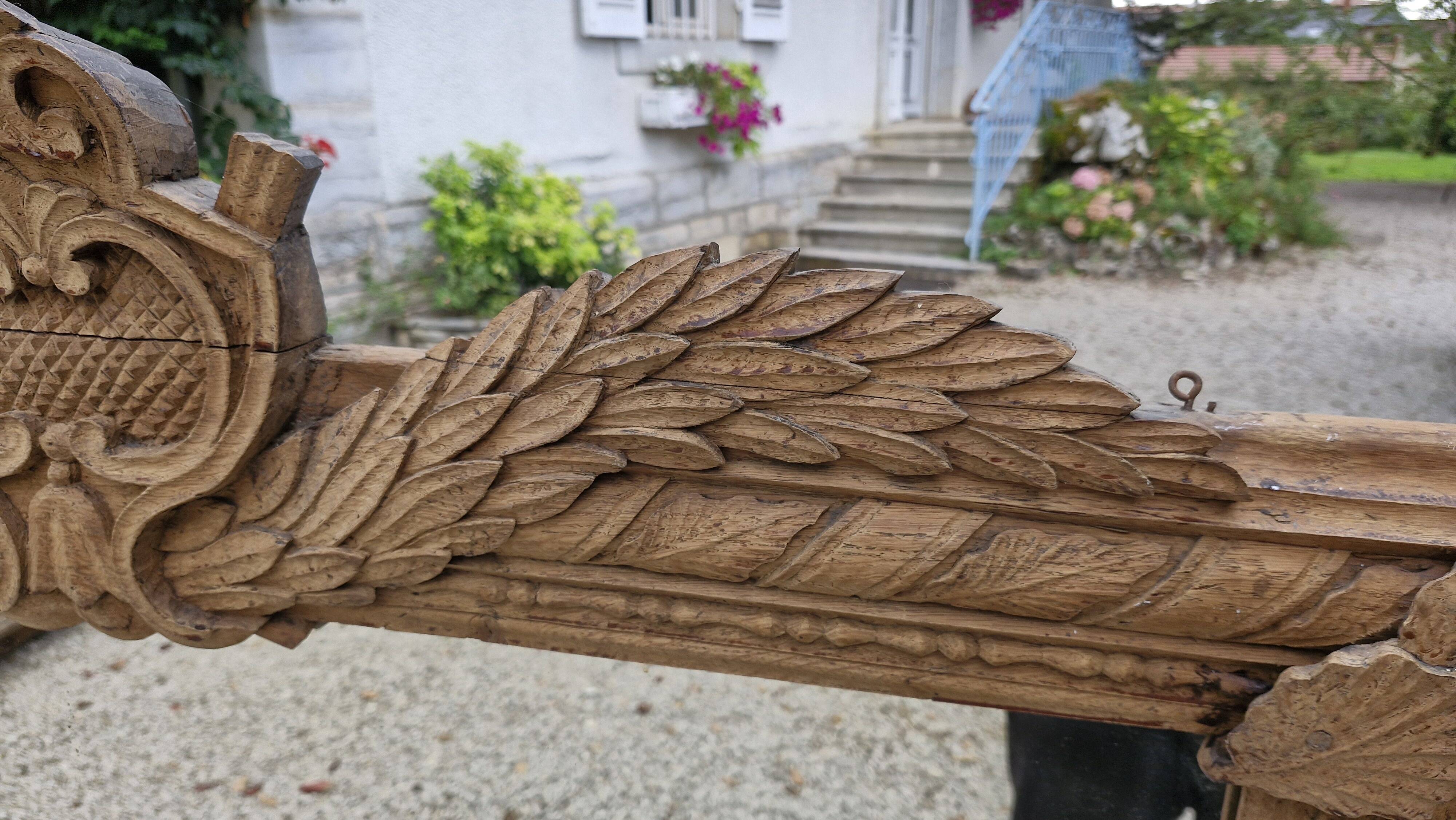 Raw wood mirror 19th Century