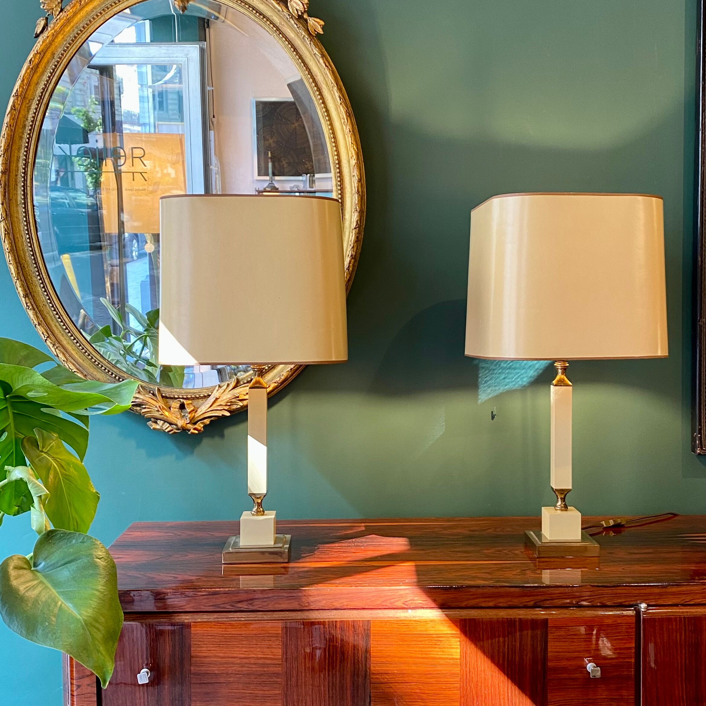 Paire de lampes vintage