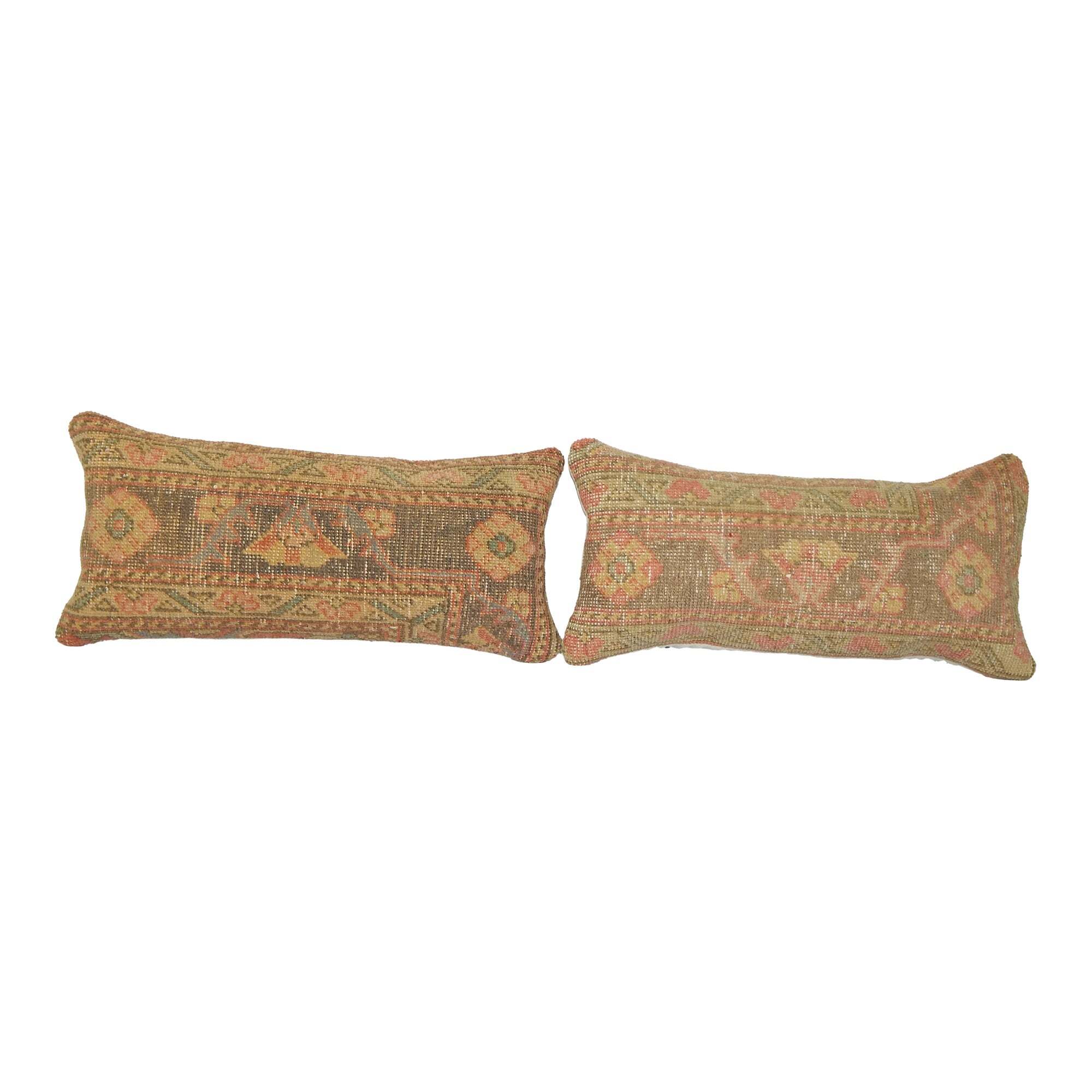 Set of 2 vintage Turkish cushion covers 25x56 cm