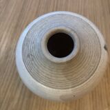 Small ovoid stoneware landscape vase