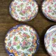 Lot de 4 assiettes à dessert Sarreguemines minton