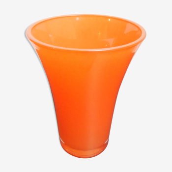 Orange vase vintage