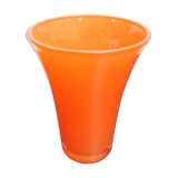 Orange vase vintage