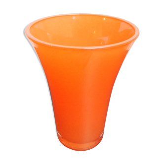 Orange vase vintage