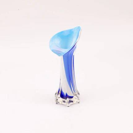 Vintage green Murano glass vase - 1960s