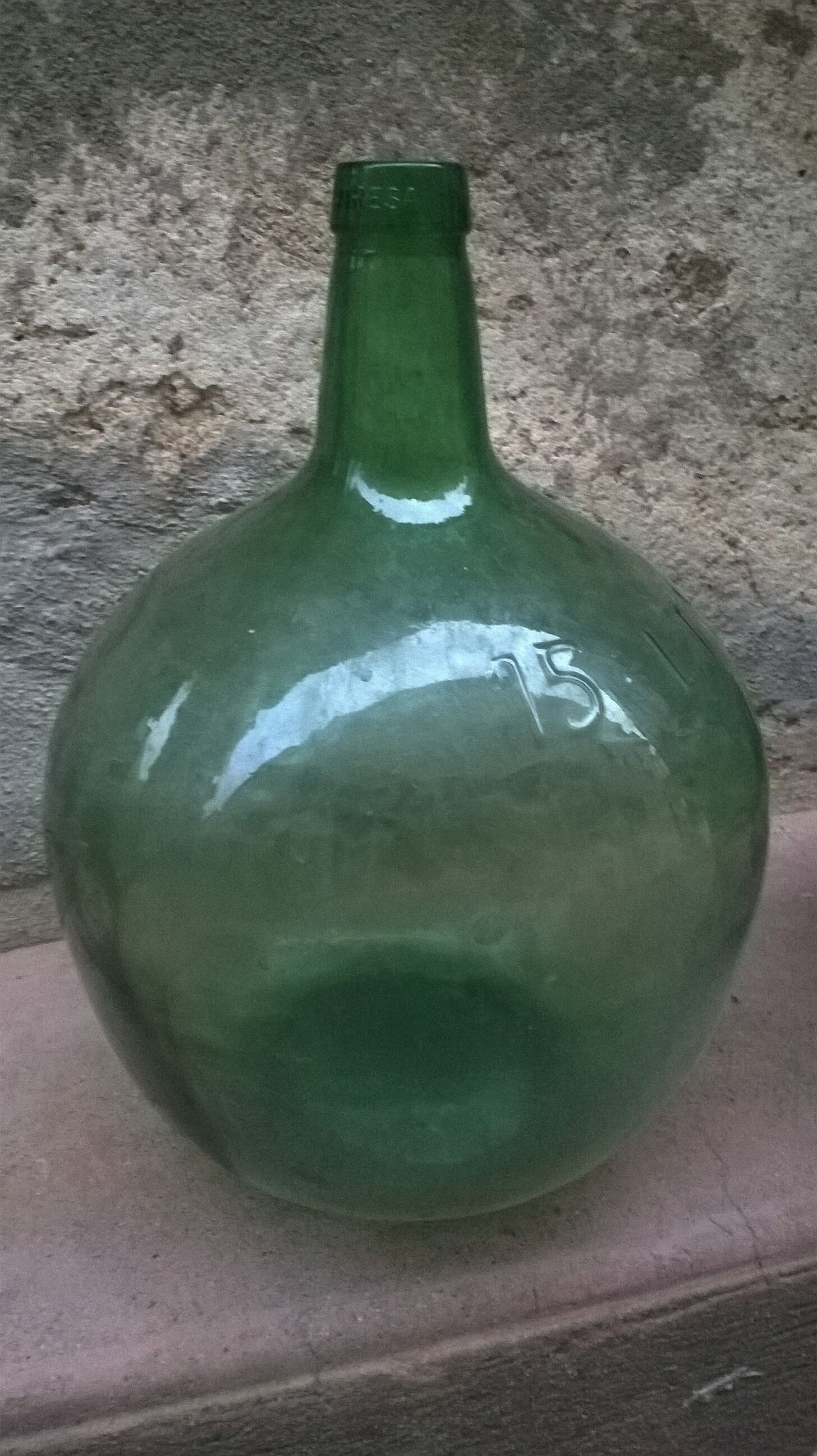 Glass canister "Lady Jeanne"