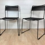 Pair of Chairs Spaghetti Giandomenico Belotti 1980